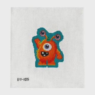 Squatty Orange Monster by Atlantic Blue Canvas (thumbnail)