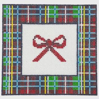 Bow Coaster - Red Holiday by Atlantic Blue Canvas (thumbnail)