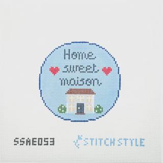 Home Sweet Maison Needlepoint by Stitch Style Needlepoint (thumbnail)