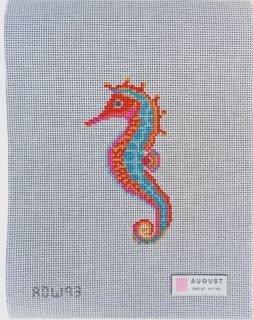 Seahorse Canvas by August Design Works (thumbnail)