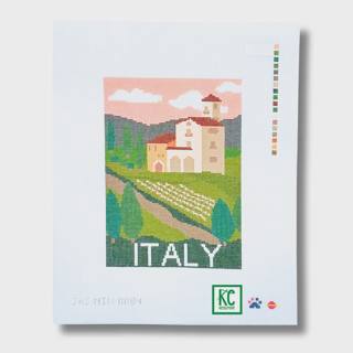 Italy Postcard Canvas by Saturnalia Stitching (thumbnail)