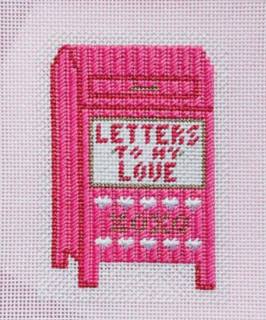 Letters to my Love Mailbox with Stitch Guide by Stitch Style Needlepoint (thumbnail)