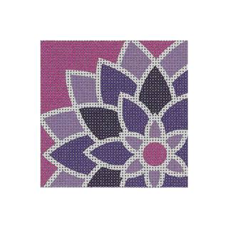 Purple Graphic Flower, Sq. by Pepperberry Designs (thumbnail)