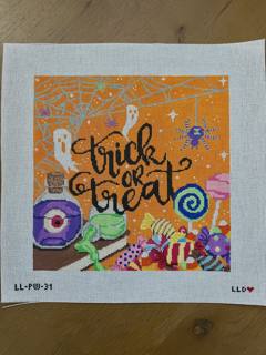 Trick or Treat Pillow by Laura Love Designs (thumbnail)