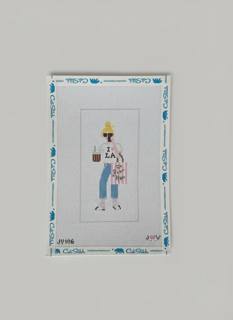 LA Girl by Jennifer Vallez Needlepoint (thumbnail)