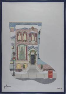 Town House Stocking by The Plum Stitchery (thumbnail)