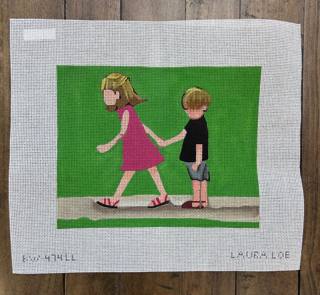 The Two by Blue Waters Needlepoint (thumbnail)