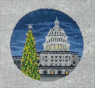 Needle Crossings Capitol Christmas Tree Round* by Needle Crossings (thumbnail)