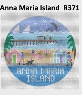 R371 - Anna Maria Island Round by Doolittle Stitchery (thumbnail)