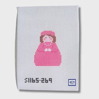 Jackie O Angel Needlepoint Canvas by KCN Designers (thumbnail)