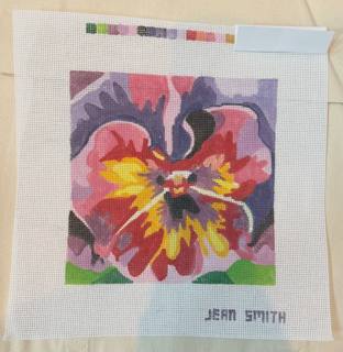 Pink Pansy, 8" by Jean Smith Designs (thumbnail)