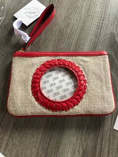 Canvas Clutch RED by Tilli Tomas (thumbnail)