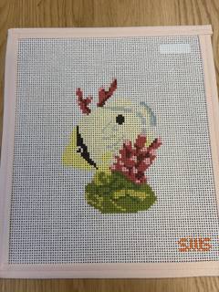 Yellow Coral Fish by Stitching with Stacey (thumbnail)