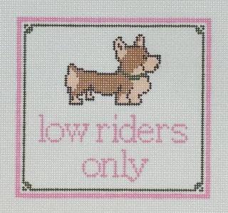 Low Riders Only - Corgi by Poppy J Stitches (thumbnail)