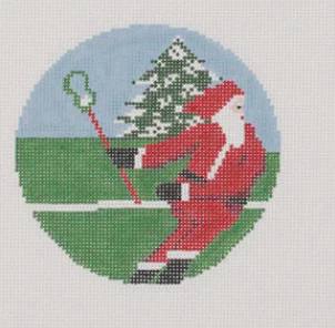 Sporty Santa Lacrosse by Ann Kaye Studio (thumbnail)