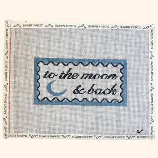 To the Moon and Back Canvas by Sunday Shoppe (thumbnail)
