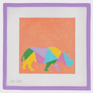 Animal Silhouettes Rhino by Little Bird Designs (thumbnail)