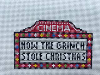 Marquee - How Grinch Stole Christmas by Blue Waters Needlepoint (thumbnail)