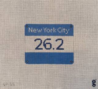 NYC Race Bib by Goodpoint Needlepoint (thumbnail)