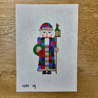 Nutcracker, Patchwork Santa - 18 mesh by Liz Goodrick-Dillon (Tapestry Tent, via Susan Roberts) (thumbnail)