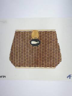 Whale Large Nantucket Basket Canvas by Anne Fisher Needlepoint (thumbnail)