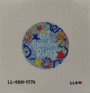 Let Freedom Ring Ornament by Laura Love Designs (thumbnail)