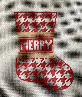 Hounds Tooth Mini Stocking by KTG (thumbnail)