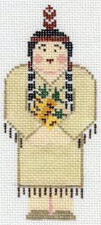 Thanksgiving Indian Woman by Kathy Schenkel (thumbnail)