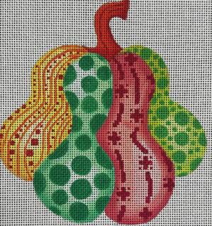 Mixed Pattern Gourd ML18 by The Gingham Stitchery (thumbnail)