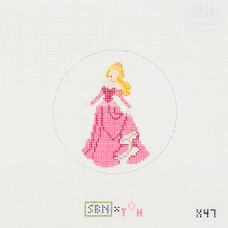 Sleeping Princess by Susan Battle Needlepoint (thumbnail)