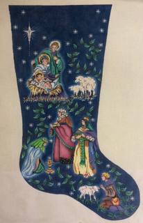 nativity stocking by Patti Mann (thumbnail)
