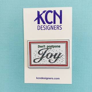 Don't Postpone Joy Needle Minder by KCN Designers (thumbnail)