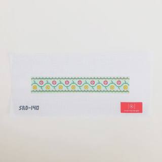 Folklore Ribbon Key Fob Canvas by Stitch Rock Designs (thumbnail)