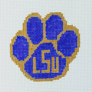 LSU Tiger Paw by Needle Nola (thumbnail)