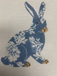 Wedgewood Standing Bunny by The Gingham Stitchery (thumbnail)