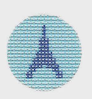 Mini Eiffel Tower Canvas by Tilli Tomas (thumbnail)