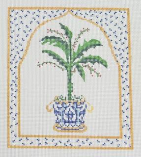 ginger jar and palm plant by Griffin Designs (thumbnail)