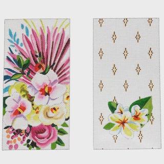 Tropical Florals Double Eyeglass Case by Colors of Praise Art Studio (thumbnail)