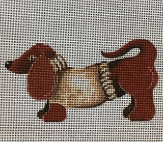 Dachshund with Sweater by Patti Mann (thumbnail)