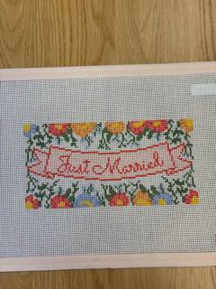 Just Married Insert - 18 mesh by Stitching with Stacey (thumbnail)