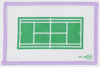 Tennis Court Clutch by Frances Abel Studio (thumbnail)