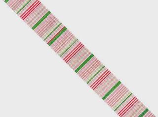 Green and Pink Candy Cane Stripes Belt/Strap by Kristine Kingston (thumbnail)