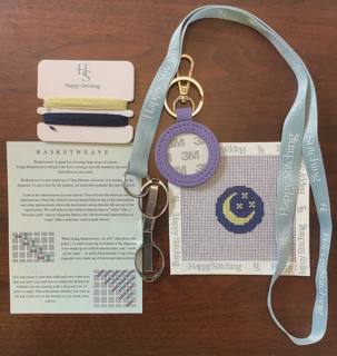 Oh Heavens Key Fob Kit by Happy Stitching (thumbnail)