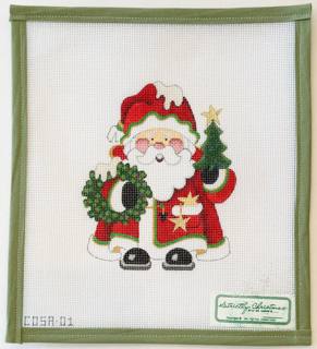 Squatty Santa With Tree and Wreath by Strictly Christmas (thumbnail)