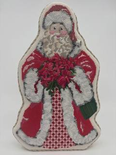 Kate Woodward Poinsettia Santa by The Gingham Stitchery (thumbnail)