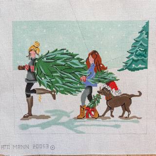 Carrying the Tree by Patti Mann (thumbnail)
