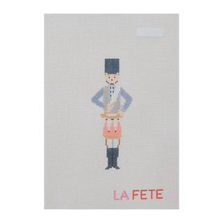 12 Days Of Christmas - Twelve Drummers Drumming Hand Painted Needlepoint Canvas by La Fete Needlepoint (thumbnail)