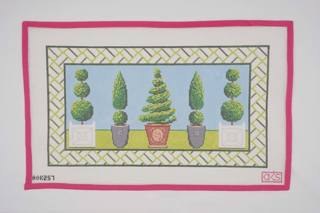 TRUNK - Topiary Pillow on Brick by Ann Kaye Studio (thumbnail)