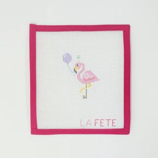Party Flamingo by La Fete Needlepoint (thumbnail)