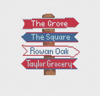 Ole Miss destination icons sign by Needlepoint by Laura (thumbnail)
